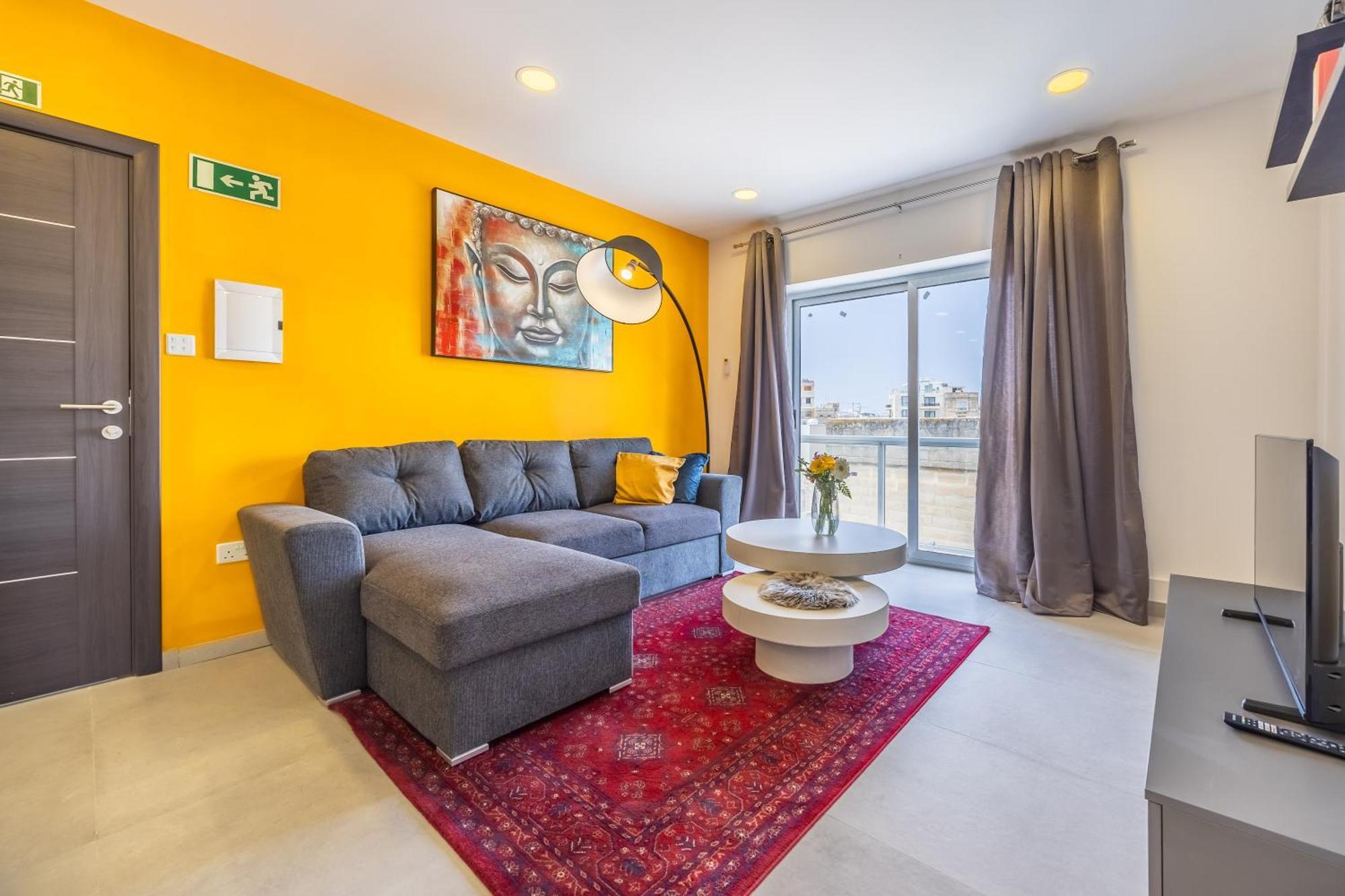 Sleek & Stylish 2Br Accommodation With Large Private Terrace - Close To Saint Julian'S & Tigne Shopping Mall Sliema Luaran gambar